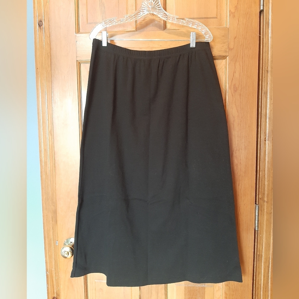 Talbots A-line black skirt - Size XL